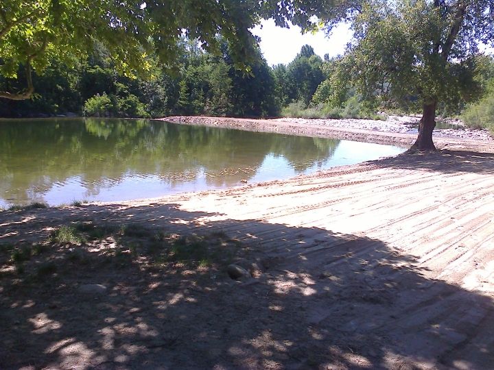 Aménagement de plage à Joyeuse