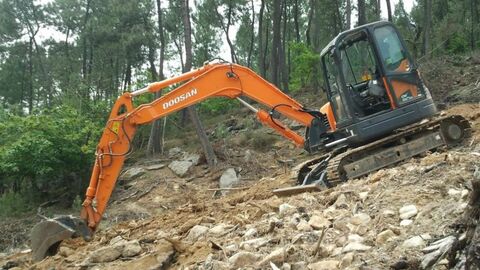 Travaux de terrassement en Ardèche
